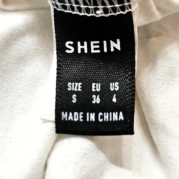 NWOT Shein Women's Long-Sleeve  Cropped Off The Shoulder Halter Top, Size S - Picture 6 of 8